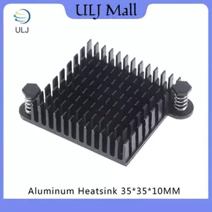 Tản nhiệt nhôm ULJ 1Pc 35 * 35 * 10MM Tấm làm mát Bộ tản nhiệt Chipset cầu Bắc Nam.