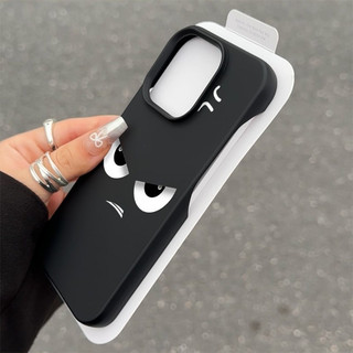 Biểu cảm giận dữ Thích hợp cho iPhone 13 17 ProMax Ốp lưng nửa đầu silicon mềm chống sốc XR 16 Pro Max 11 XS Max 15 Pro Max 12 Plus 7 Plus 13 Pro 17 Ốp điện thoại mờ