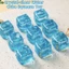 Dễ Thương Bông Tuyết Đá Viên Bóp Đồ Chơi Mềm Mại Thân Thiện Với Da TPR Squishy Đồ Chơi Phục Hồi Chậm Giảm Căng Thẳng Đảng Ủng Hộ Quà Tặng Cho Mọi lứa tuổi
