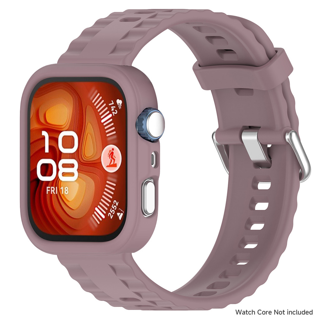 Ốp lưng + dây đeo silicon cho Huawei Watch Fit 5 Pro / Fit 4 Pro / Fit 5 / Fit 4, phụ kiện thay thế vỏ thể thao