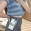 Ins Thích Hợp Cho Ốp Lưng Điện Thoại Kẹp Lưng Messenger Dây Đeo Vai Mặt Dây Treo Cổ Có Thể Tháo Rời Hoạt Hình Dễ Thương Di Động Kẹp Khóa WKOA
