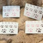 Mới 10 tờ Nhiệt Độ Kích Hoạt Mèo Paw Hình Xăm Đáng Yêu Nhiệt Màu Dán Đổi Màu Với Nhiệt Cơ Thể