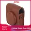 apill GOWENIC PU Leather Vintage Camera Case cho Mini 90 Bảo vệ tinh tế với dây đeo vai có thể điều chỉnh (Màu nâu)