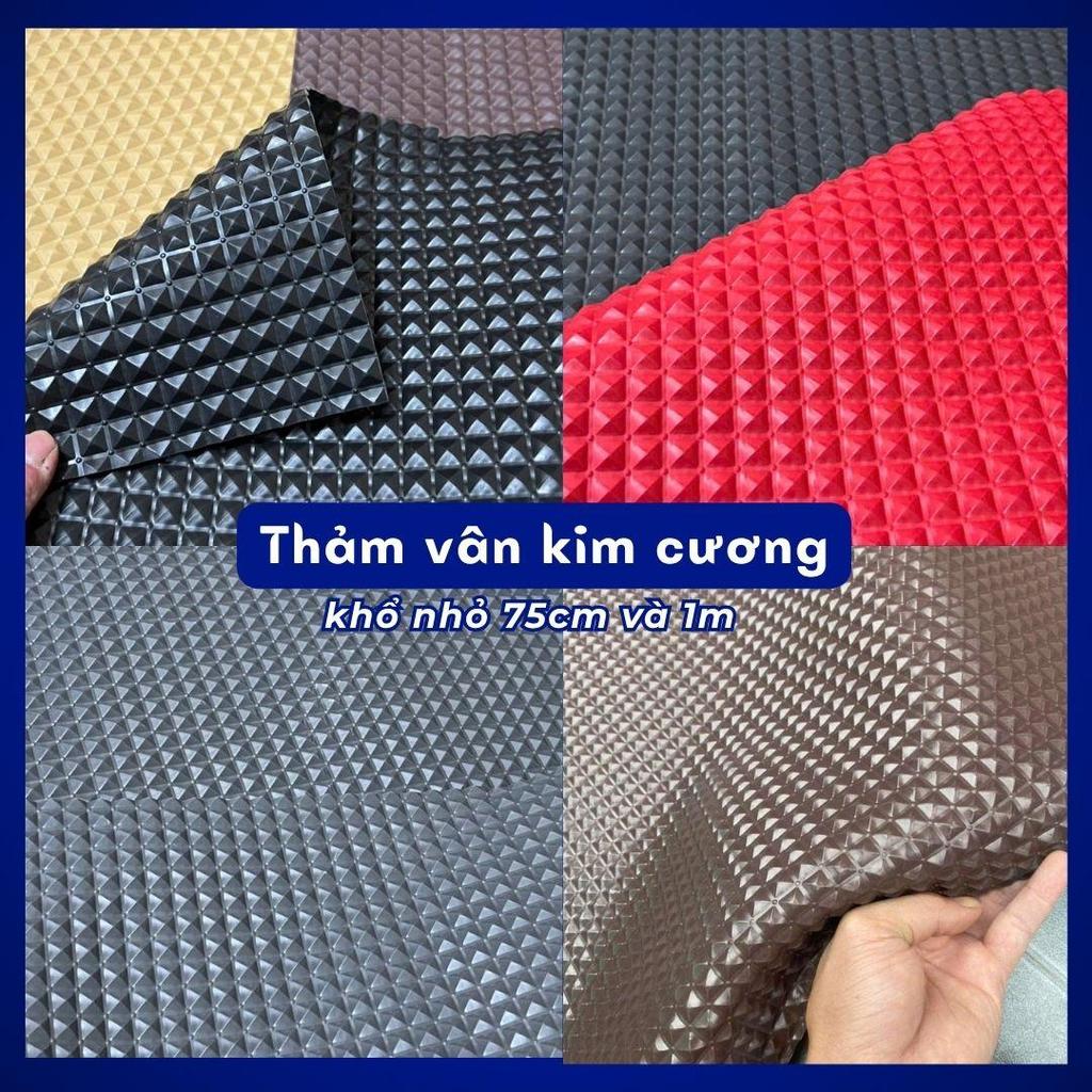 [1m x 60cm] Thảm Cao Su Vân Kim Cương Lẻ Kích Thước 75cm x 60cm và 1m x 60cm