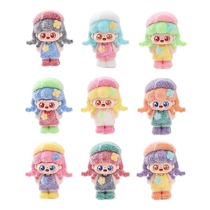 Yoo Flocking Doll Bảng điều khiển ô tô Bảng điều khiển trung tâm Vị trí máy tính để bàn Hình trang trí
