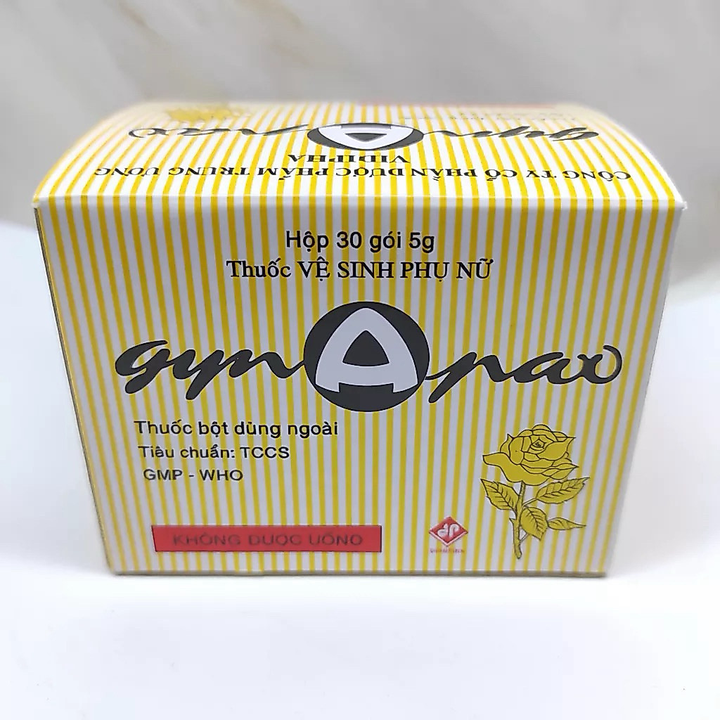 ✅(Chính hãng) Muối vệ sinh hoa Hồng GYNAPAX hộp 30 gói- có CHE TÊN