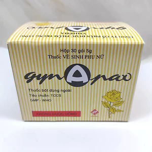 Muối vệ sinh hoa Hồng GYNAPAX hộp 30 gói- có CHE TÊN