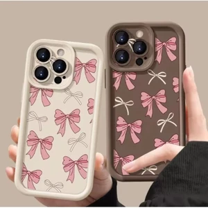 Dành Cho Honor 400 200 500 600 Smart 90 Pro Lite X8D X6D X8 X5C Plus Play 10 4G 5G Dễ Thương Nơ Màu Hồng Silicon Thiết Kế Mới Vỏ Điện Thoại Chống Sốc Mềm