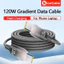 Cáp Dữ Liệu Chuyển Đổi 120W Sạc Siêu Flash Nylon Dệt Loại C Sang Loại C Sạc Điện Thoại Cáp Dữ Liệu Cho Điện Thoại Máy Tính Bảng Laptop