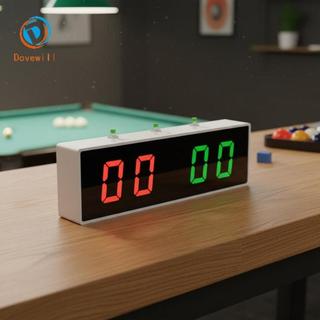 Dovewill Bi-a Điểm Đếm Khả Năng Hiển Thị Cao LED Kỹ Thuật Số Bảng Điểm Di Động Để Bàn Thiết Bị Chấm Điểm Cho Bida Hall Và Gia Đình