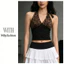 Milyfashion Da Báo In Khâu Nóng Khoan Dây Sling Slim-fit Ôm Hơn Nhìn Ngắn Top Phong Cách Mới Pure Desire SJUR