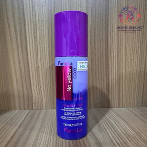 Xịt dưỡng 2 lớp chăm sóc tóc khử vàng Fanola No Yellow 2-Phase Potion Bi-phase Leave-in Conditioner 150ml [ MK ]