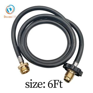 Dovewill Ngoài Trời Propane Adapter Ống Cao Su 6ft Đầu Nối Xi Lanh Có Thể Đổ Lại Cho Đi Bộ Đường Dài Dã Ngoại Cắm Trại Nướng
