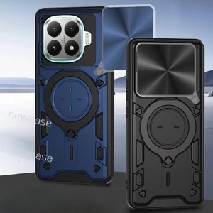 Ốp Điện Thoại Bảo Vệ Ống Kính Trượt Cho Xiaomi 17T 15T 14T Pro 5G 2025 Xioami17T 17TPro Xiaomi15T 14TPro Mi15T Giá Đỡ Xe Từ Tính Giáp Ốp Lưng Vỏ Cứng Vỏ Ốp Lưng