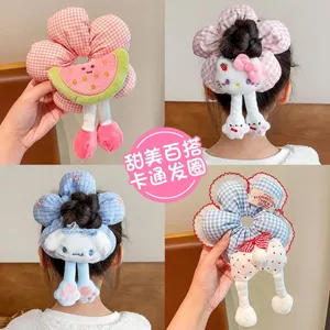 Hoạt Hình Dễ Thương Mông Sanrio Scrunchy Hoạt Hình Tóc Vòng Tóc Dây Hoa Cao Cấp Tóc Bóng Đầu Dây