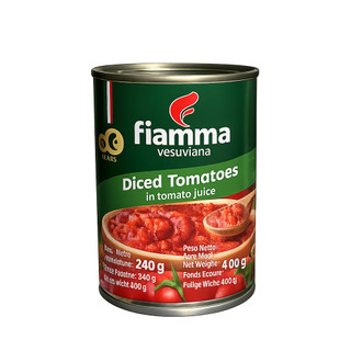 Cà chua xắt miếng AI - Fiamma hộp 400g