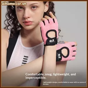 AIHOM 1 Cặp Găng Tay Tập Gym Thể Dục Nâng Trọng Lượng Găng Tay Tập Luyện Mềm Mại Thoải Mái Không Trơn Trượt Cho Tập Thể Dục Sức Mạnh,