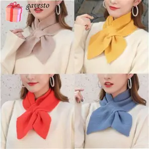 Cổ cao cổ GAVESTO, Khăn quàng cổ ấm áp có thể tháo rời, Áo ấm cổ dệt kim chống gió thường ngày mùa đông dành cho nữ