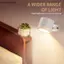 Đèn tường LED từ tính không dây xoay AA 360 Điều khiển từ xa USB có thể sạc lại Đèn có thể điều chỉnh độ sáng cho phòng ngủ gia đình VN