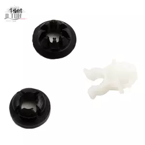 Kẹp Bộ phận giữ thanh bên ngoài Phụ kiện thay thế bằng nhựa Đen + Trắng