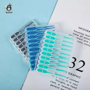 20 Chiếc Răng Silicon Sti Răng Pis Bàn Chải Inter Bàn Chải Làm Sạch Nha Khoa Chăm Sóc Răng Nha Khoa Đánh Răng Răng Dụng Cụ Răng Miệng Mới