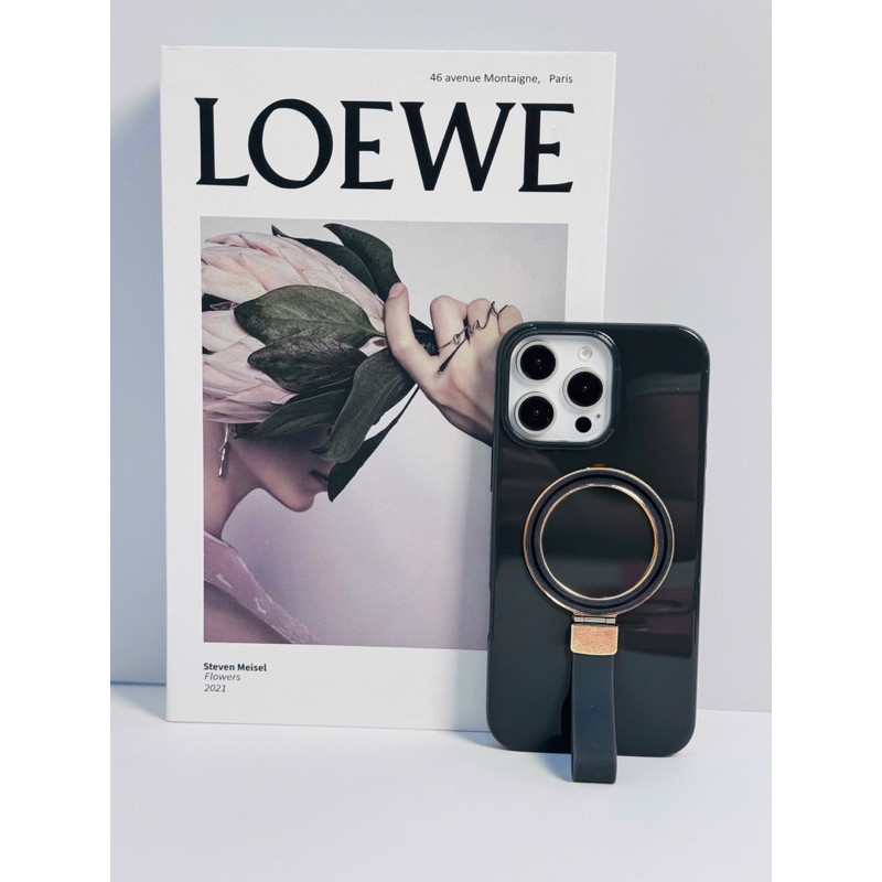 [Chính Hãng] Ốp Likgus ROPE MAG Bóng Iring Sỏ Tay Từ Tính Kèm Giá Đỡ Xoay 360° iPhone 16 Pro Max