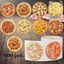 TUYỆT VỜI 500 Miếng Dán Pizza, Tròn Nhiều Màu Sắc Bánh Pizza Dán Cuộn, Chủ Đề Thực Phẩm Dễ Thương Giấy Tự Dính Dán Dán Đảng Ủng Hộ