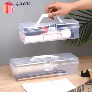 Hộp văn phòng phẩm GAVESTO, Hộp lưu trữ di động, Nhà bếp trang sức bằng nhựa đa chức năng