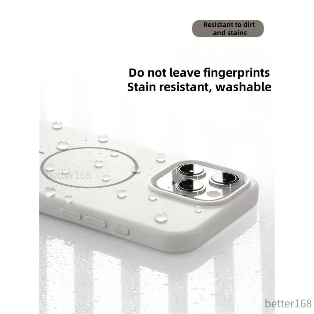 Có Dây Buộc Silicon Lỏng Chống Sốc Từ Tính Ốp lưng iPhone 11 12 13 14 15 16 Pro Max Plus Chống Vân Tay Chống Bẩn Vỏ Mềm