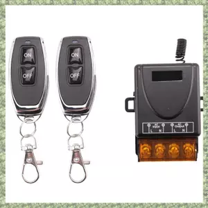 Công tắc điều khiển từ xa máy bơm nước 433 MHz 220V Mô-đun thu 1Ch 30A Bộ phát không dây BẬT / TẮT cho quạt LED nhẹ