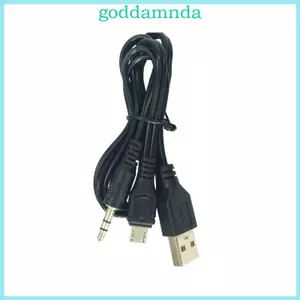 Cáp âm thanh nổi GODD MicroUSB 5Pin đến 3 5mm và USB có hỗ trợ sạc đồng thời