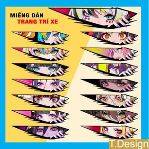 Decal tem dán xe máy Ô TÔ 3D che vết xước, chống nước, chống bay màu, 28cm lột dán