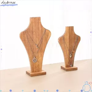 Giá đựng đồ trang sức DAYBREAK, Giá trưng bày vòng cổ cao cấp bằng gỗ, Giá treo sáng tạo Đạo cụ trưng bày vòng cổ hình nộm có thể tháo rời