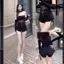 Quần Short thiết kế gầy màu đen có dây rút eo cao dành cho nữ Slimer Look Hot Girl Influencer Mùa hè co giãn Quần nóng siêu ngắn