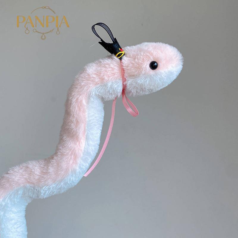PNPIA- Dễ Thương Sáng Tạo Rắn Sang Trọng Đồ Chơi Hoạt Hình Nhỏ Hồng Rắn Mềm Nhồi Bông Búp Bê Dây Đeo Tay Phòng Trang Trí Năm Mới Linh Vật Trang Trí Quà Tặng