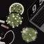 Retro Fresh Green Coaster Placemat Chống trượt Chống mài mòn Chịu nhiệt độ cao