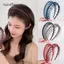 AqToCna Nữ Đơn Giản Nhiều Màu Sắc Mờ Răng Băng Đô Quấn Tóc Gãy Hoàn Thiện Tóc Ngoài Trời Vòng Mũ Phụ Kiện Tóc Thời Trang AqToCna