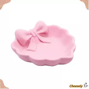 Khay đựng đồ trang sức CHEESELY, Khay đựng đồ trang sức bằng nhựa hình trái tim, Quà tặng trang trí trang sức Tấm trưng bày bàn trang điểm