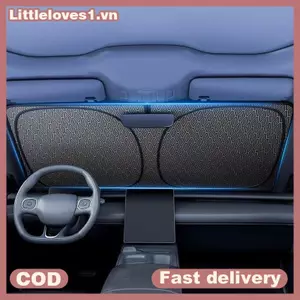 Littleloves1 Cửa Sổ Trước Kính Chắn Gió Ô Tô Bóng Nắng 5 Chiếc Có Thể Gập Lại Thi UV Phản Quang Cho Mùa Hè Bảo Vệ Nhiệt VN