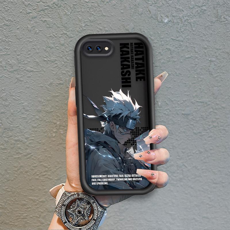 Áp dụng cho OPPO A3S A12E Điện thoại thông minh silicon hoạt hình Vỏ điện thoại mềm TPU Anime Naruto Angel Eye Ốp lưng chống sốc