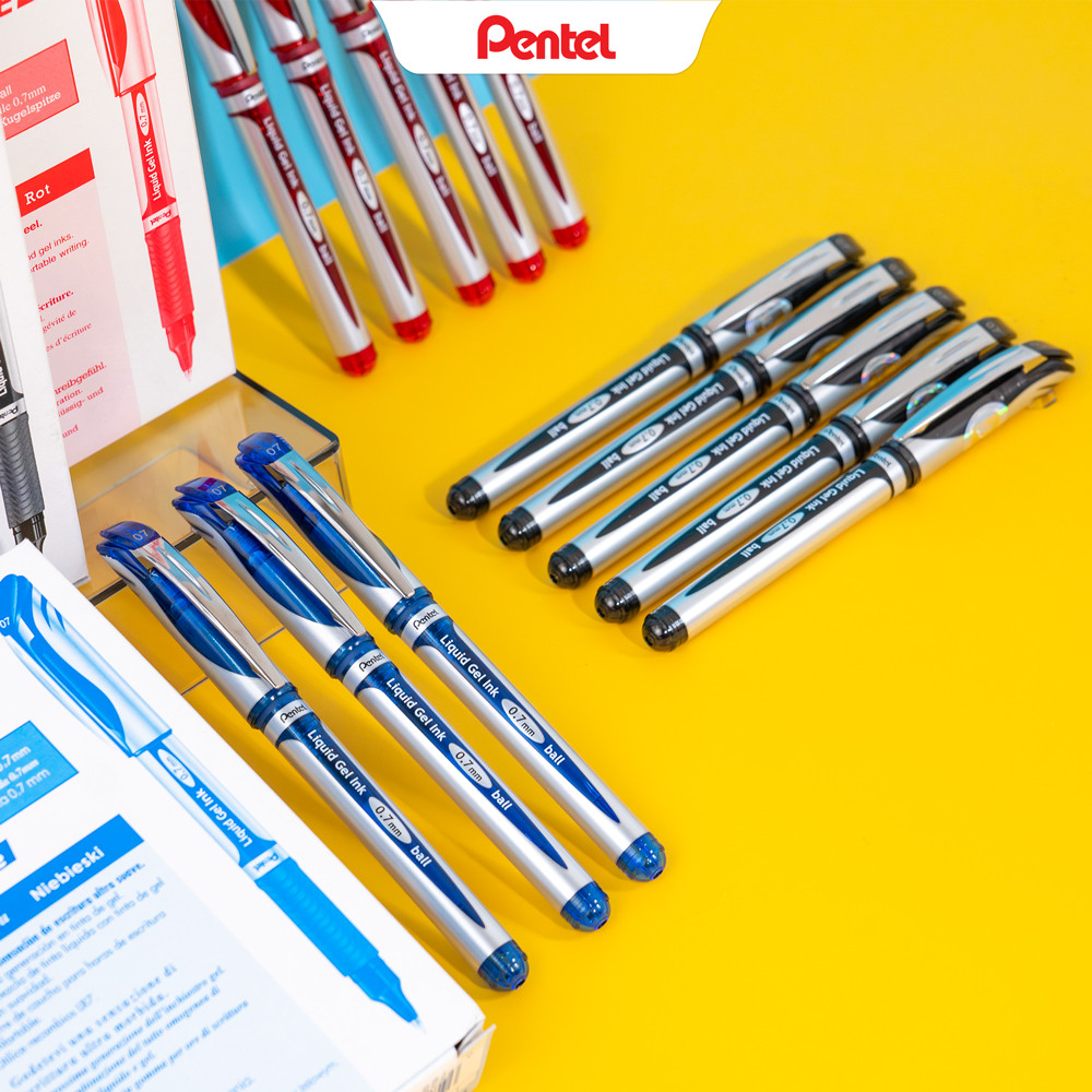 Bút gel Pentel Energel BL57 bút ký cao cấp ngòi 0.7mm viết trơn mượt nhanh khô