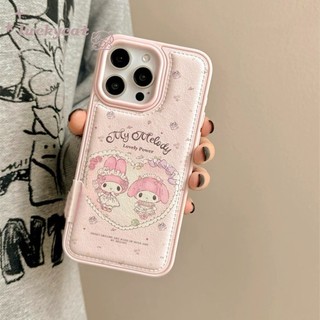 Tương thích với iPhone 17 16 15 14 13 12 11Vỏ Điện Thoại Hoạt Hình Ren Dễ Thương Lovce Trái Tim Giai Điệu Da Mềm