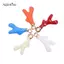 AqToCna 10 Chiếc Hợp Kim Men Gạc Hình Quyến Rũ Mặt Dây Chuyền Trang Sức Làm Thủ Công Phụ Kiện AqToCna