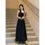 Slimer Look Niche Halterneck Áo len dệt kim hàng đầu nhỏ mùa hè Hot Girl Ngắn khâu cao cấp sang trọng Tất cả