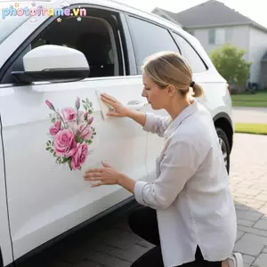 Khung Ảnh 15 * 15cm Hoa Hồng Đỏ Lãng Mạn Vệ Sinh Stier Phòng Tắm Trang Trí Nhà Vệ Sinh Tủ Phòng Khách Tủ Lạnh Trang Trí Nhà Đề Can VN