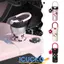 Cốc Cách Nhiệt ICUCKO, Cốc Nước Ống Hút Dung Tích Lớn 720ml, Thép Không Gỉ Chống Bụi Thời Trang Có Mặt Dây Chuyền Hoa Cốc Uống Học Sinh Cho Nữ Bé Gái