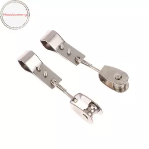 Hodou 2 Chiếc Ròng Rọc & Kẹp Thép Không Gỉ 304 Hạng Nặng Để Lắp Đặt Cánh Gió Bóng Ngoài Trời Sân Vườn Kẹp Phần Cứng VN
