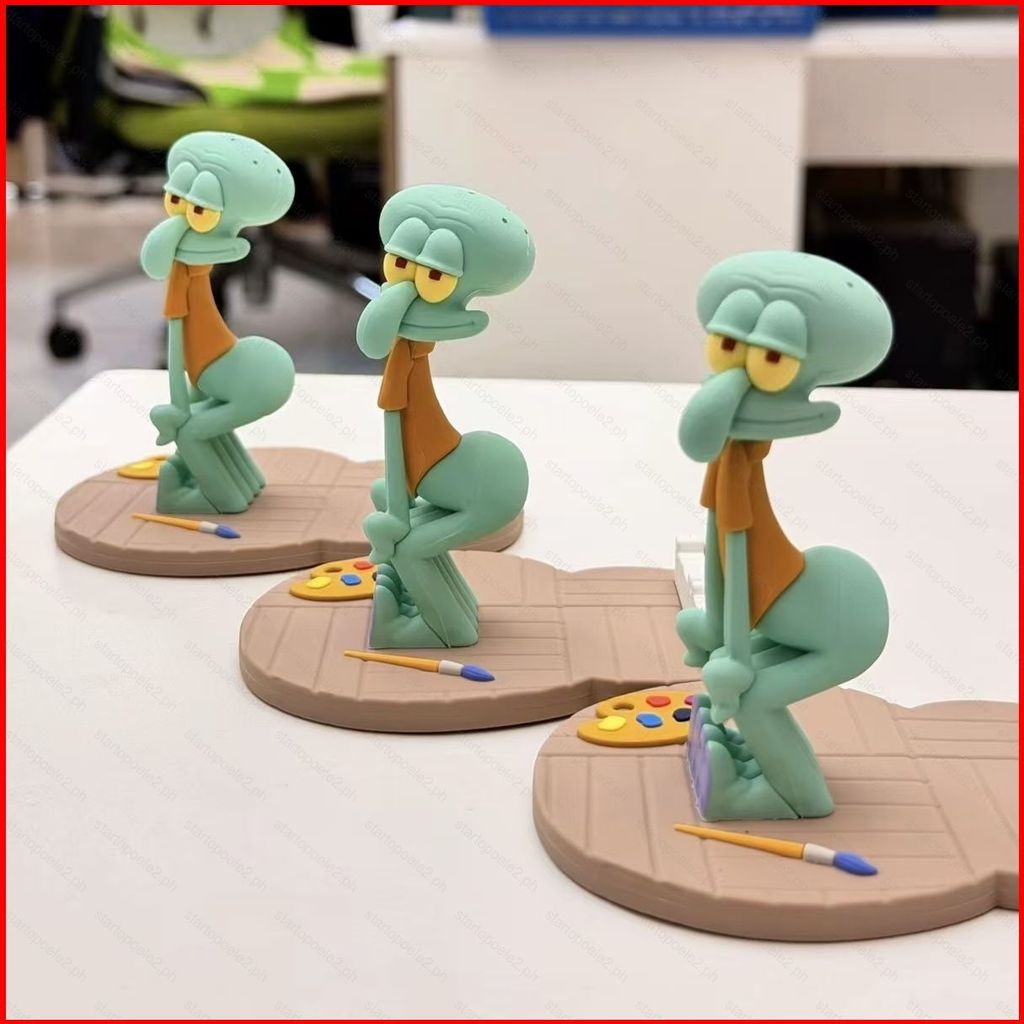 ST2 SpongeBob SquarePants Squidward Xúc tu điện thoại di động Giá đỡ quà tặng TS2