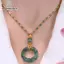 Nhíphuj Mới Vintage Tre Nelace, Mặt Dây Chuyền Ngọc Giả Sang Trọng Và Độc Đáo, Phương Pháp Cổ Mặt Trời Totem Nelace, Dây Xích Cổ Hoa VN