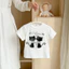 Bé Gái Mèo In Hình Ngắn Tay Mùa Hè Phong Cách Mới Thời Trang Cho Bé Cotton Nguyên Chất Top Hoạt Hình Dễ Thương Quần Áo Trẻ Em CAIR